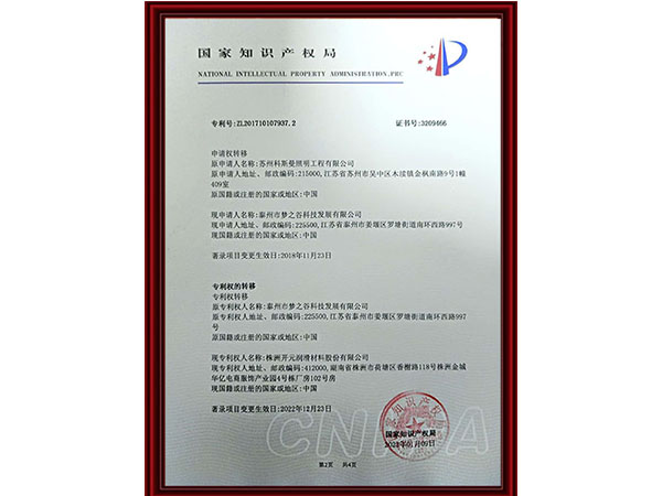 专利登记簿