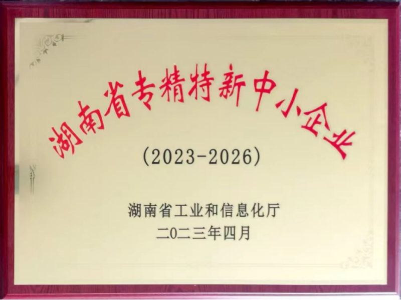 湖南省专精特新中小企业